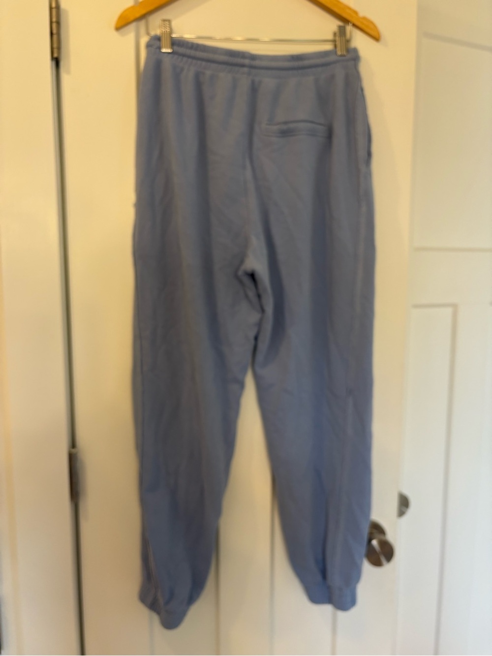 Women’s Light Blue Drawstring Jogger Pants - Picture 3 of 5